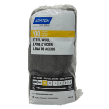 Load image into Gallery viewer, Norton 68114 Steel Wool, #00 Very Fine - 12 Pads