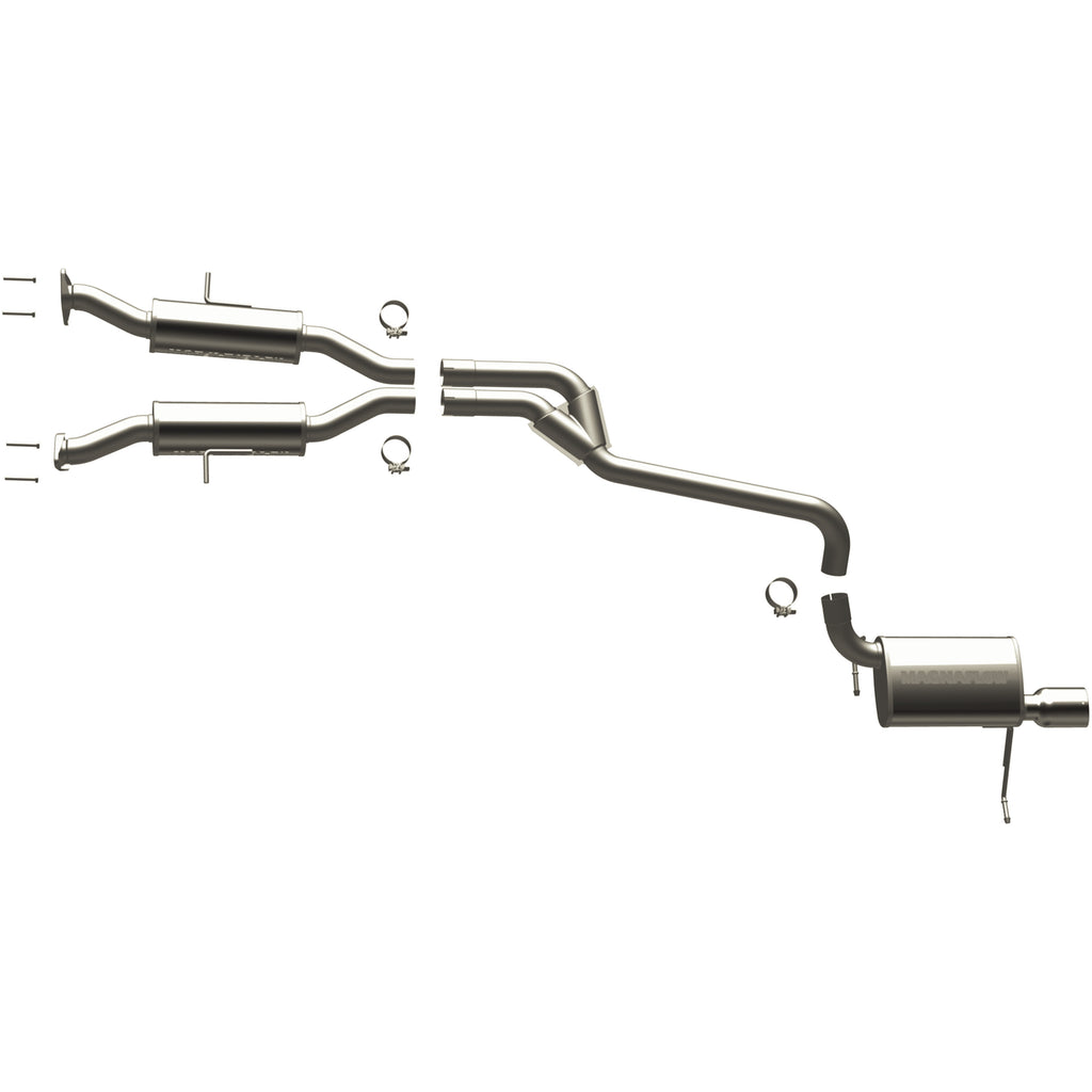 MagnaFlow Exhaust Products 16991 Street Series Polished Cat-Back System for Select Jeep Grand Cherokee