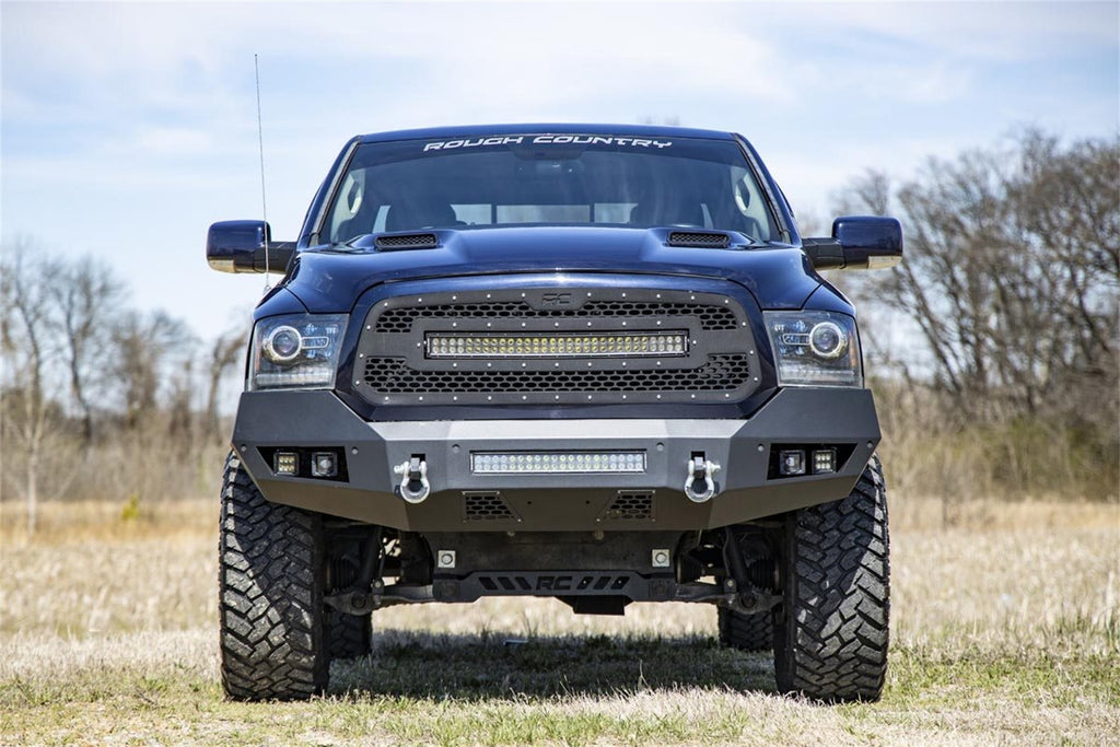 Rough Country 10774 Heavy Duty Front LED Bumper for Select Ram 1500, Ram Classic