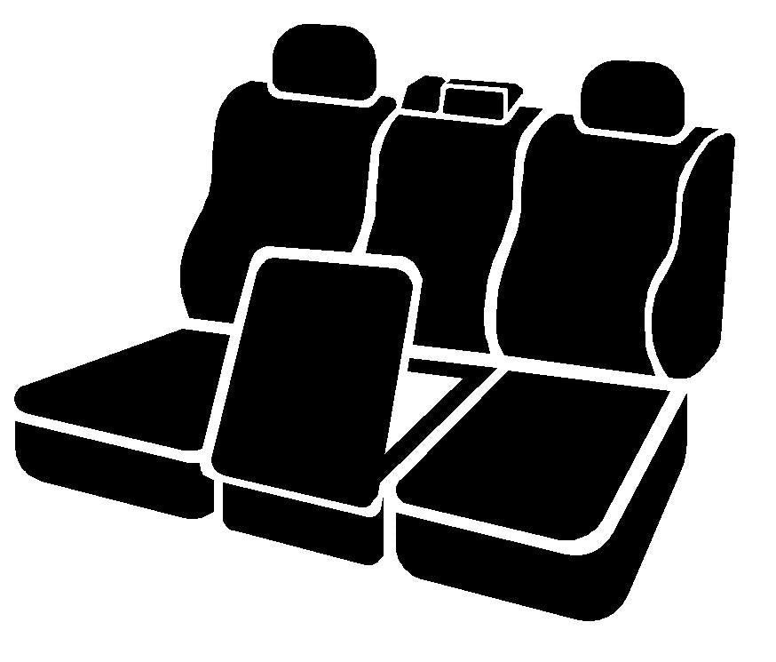 FIA OE39-42 GRAY OE30 Series - Oe Tweed Custom Fit Front Seat Cover- Gray for Select Toyota Tundra