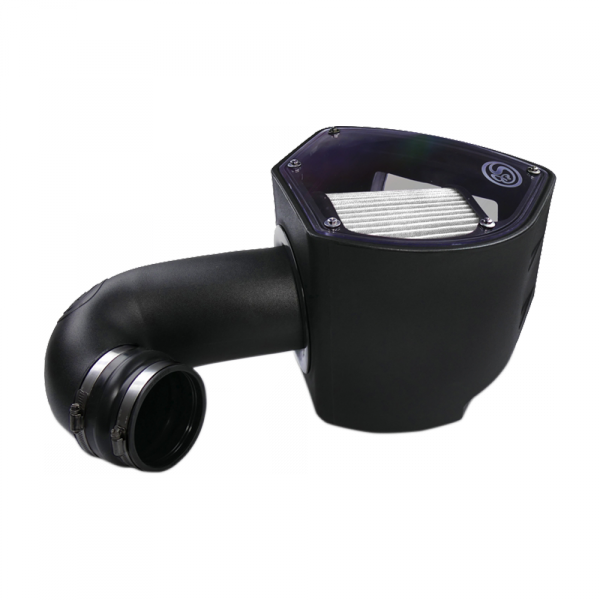 ~(9-Lbs.-24X15x14)~-Cold-Air-Intake-For-94-02-Dodge-Ram-2500-3500-5.9L-Cummins-Dry-Extendable-White-S-B