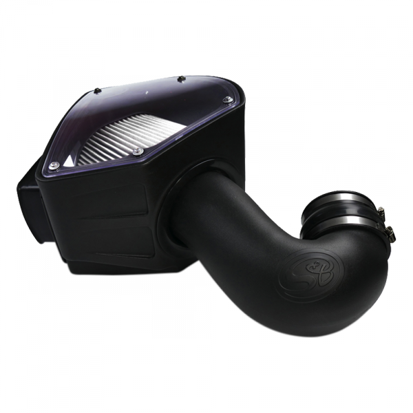 ~(9-Lbs.-24X15x14)~-Cold-Air-Intake-For-94-02-Dodge-Ram-2500-3500-5.9L-Cummins-Dry-Extendable-White-S-B