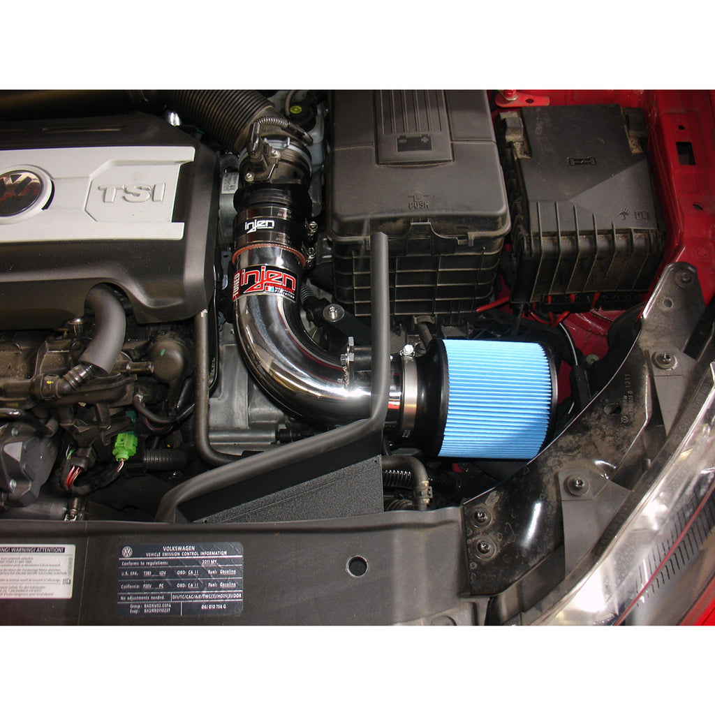 ~(9-Lbs.-37X13x9)~-Tuned-Air-Intake-W-Mr-Technology-Functional-Heatshield-And-Nano-Fiber-Dry-Filter-Carb-E.O.-2010-2011-Models-Only-And-Excludes-Sulev-Models