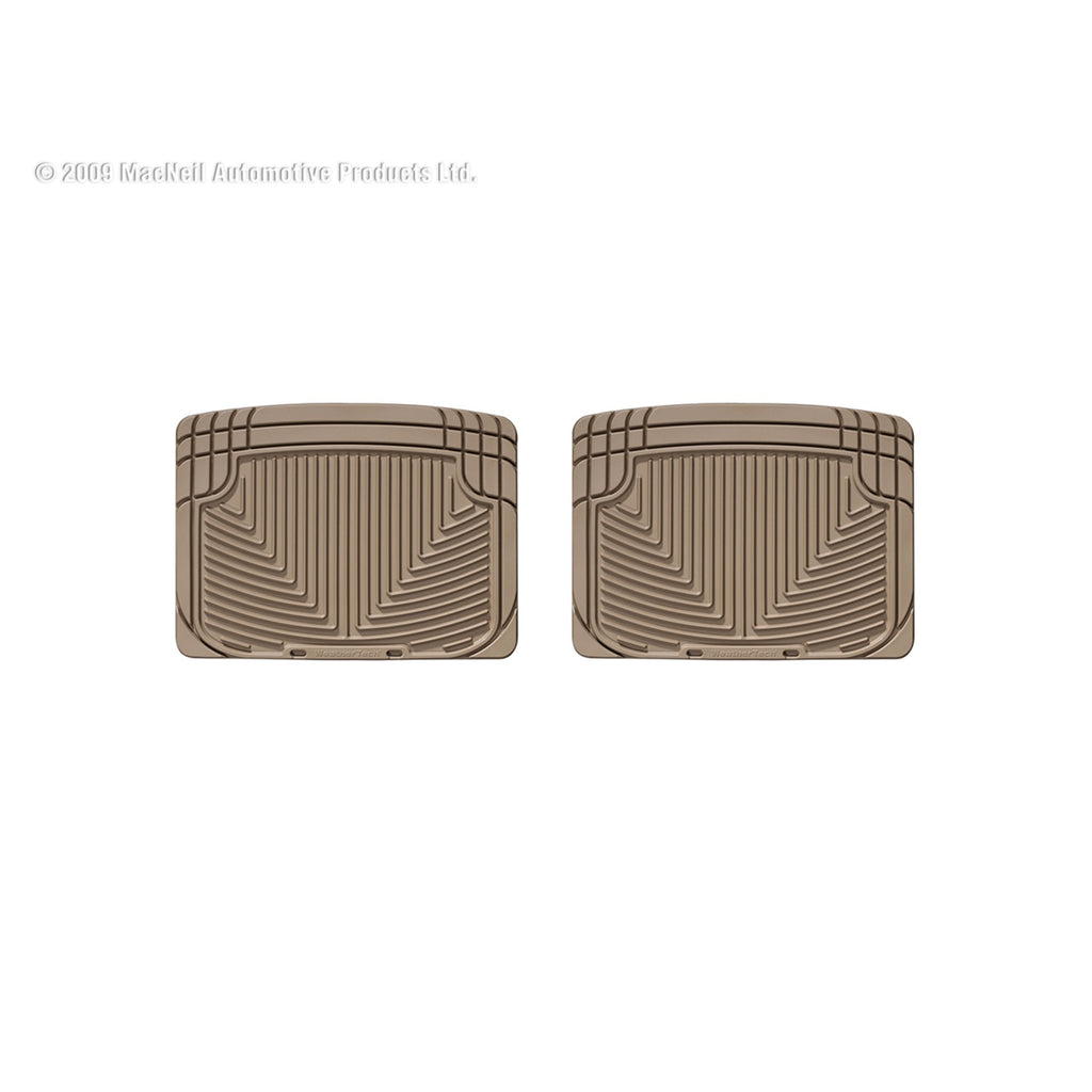 ~(9-Lbs.-35X21x2)~-Tan-Rear-Rubber-Mats-Audi-100-Series-1992---1994