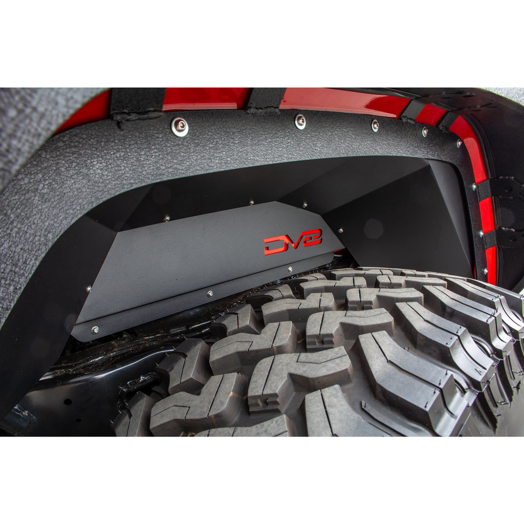 ~(9-Lbs.-50X19x12)~-Jeep-Gladiator-Rear-Inner-Fenders-For-20-Pres-Gladiator-Black-Dv8-Offroad