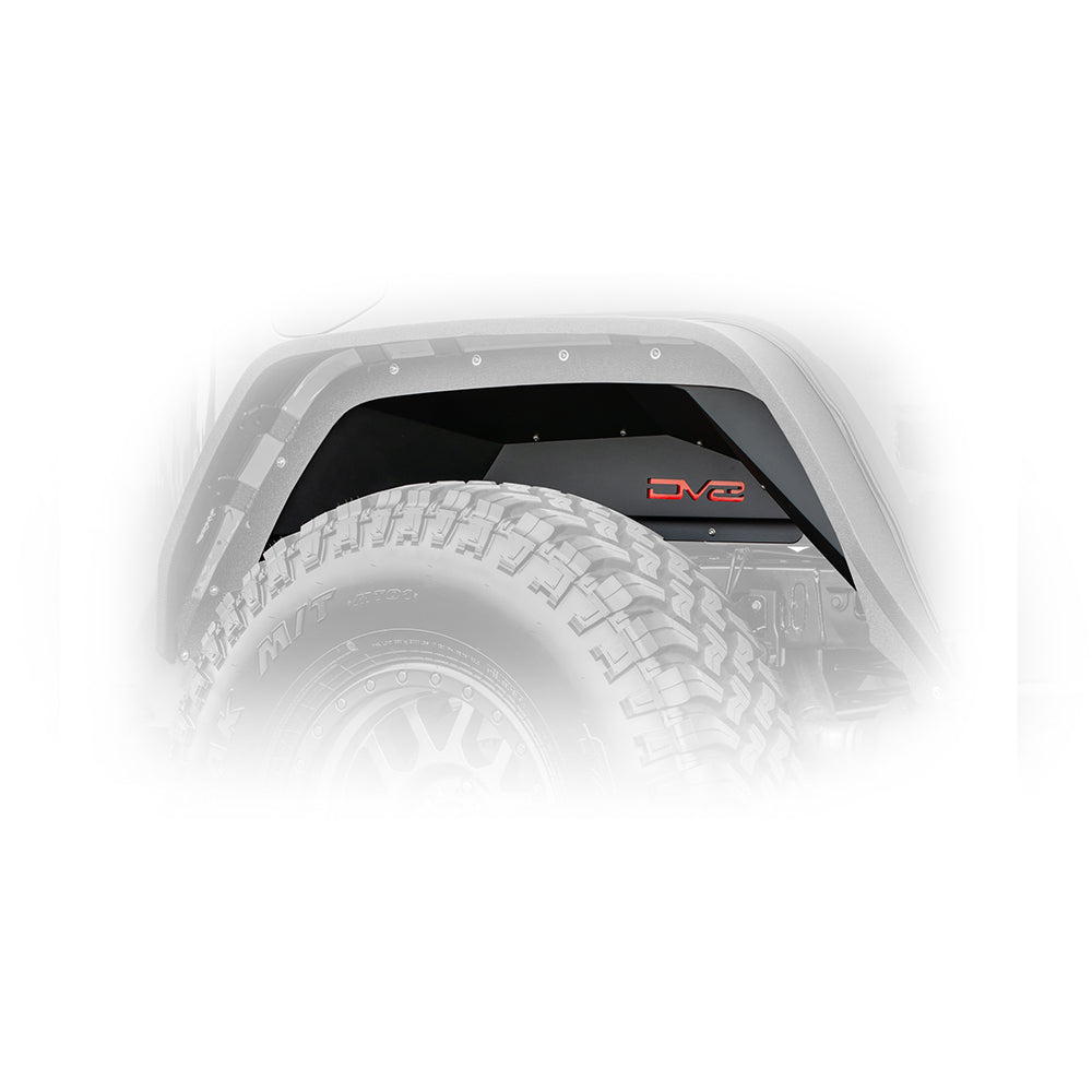 ~(9-Lbs.-50X19x12)~-Jeep-Gladiator-Rear-Inner-Fenders-For-20-Pres-Gladiator-Black-Dv8-Offroad