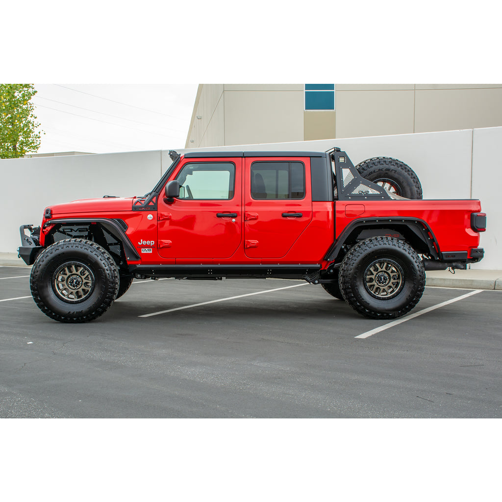 ~(9-Lbs.-50X19x12)~-Jeep-Gladiator-Rear-Inner-Fenders-For-20-Pres-Gladiator-Black-Dv8-Offroad