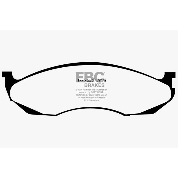 90-91-Jeep-Cherokee-2.5-4Wd-Greenstuff-Front-Brake-Pads