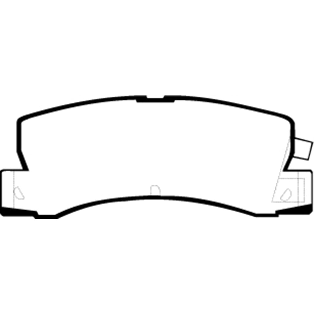 90-91-Lexus-Es250-2.5-Greenstuff-Rear-Brake-Pads