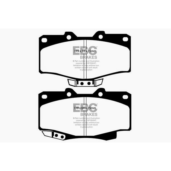 90-91-Toyota-4-Runner-2.4-Ultimax2-Front-Brake-Pads