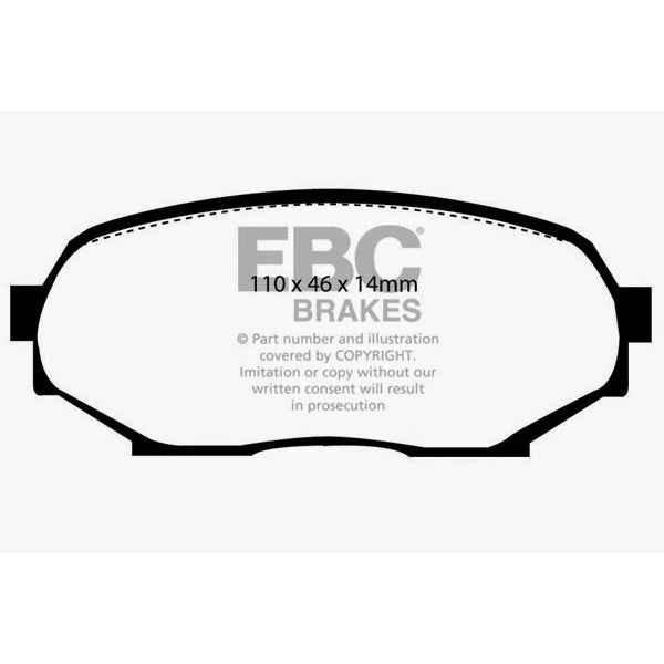 90-93-Geo-Storm-1.6-Redstuff-Front-Brake-Pads