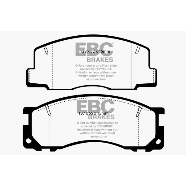 90-93-Toyota-Previa-Rear-Drums-Ultimax2-Front-Brake-Pads