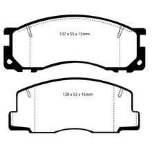 Load image into Gallery viewer, 90-93-Toyota-Previa-Rear-Drums-Ultimax2-Front-Brake-Pads