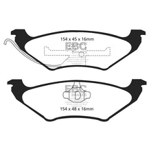 Load image into Gallery viewer, 90-94-Ford-Crown-Victoria-Greenstuff-Rear-Brake-Pads