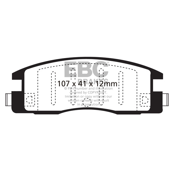 90-94-Isuzu-Amigo-2.3-Ultimax2-Rear-Brake-Pads
