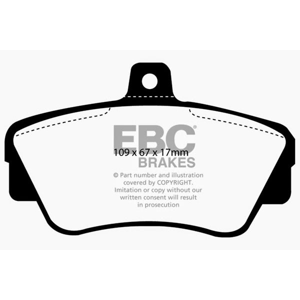90-94-Mazda-Protege-1.8-(Rear-Rotors)-Redstuff-Rear-Brake-Pads
