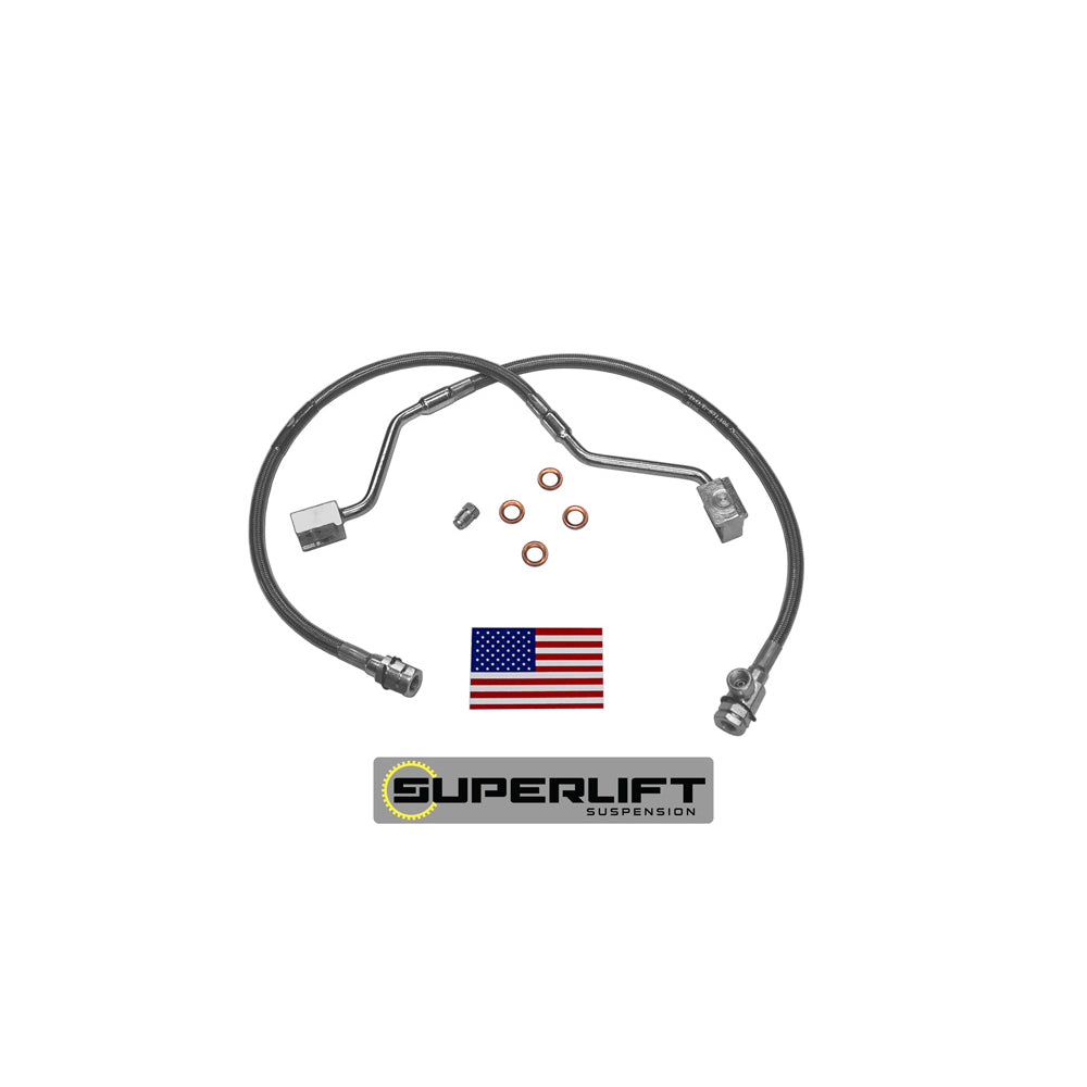 90-96-Ford-F-150Bronco-W-4-6In-Lift-Kit-(Pair)-Bullet-Proof-Brake-Hoses