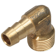 Load image into Gallery viewer, 90-Deg.-Fuel-Hose-Fitting;-38-In.-Npt-To-38-In.-I.D.-Brass195964-Pontiac-Engines