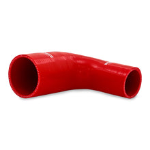 Load image into Gallery viewer, 90-Degree-Silicone-Transition-Coupler,-1.75-In-To-2.50-In,-Red