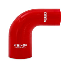 Load image into Gallery viewer, 90-Degree-Silicone-Transition-Coupler,-1.75-In-To-2.50-In,-Red