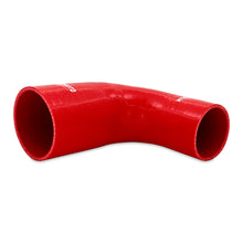Load image into Gallery viewer, 90-Degree-Silicone-Transition-Coupler,-2.50-In-To-3.50-In,-Red