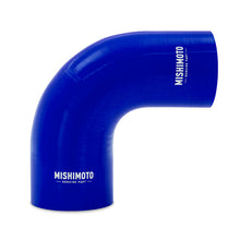 Load image into Gallery viewer, 90-Degree-Silicone-Transition-Coupler,-3.00-In-To-3.75-In,-Blue