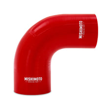 Load image into Gallery viewer, 90-Degree-Silicone-Transition-Coupler,-3.00-In-To-3.75-In,-Red