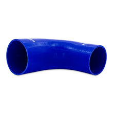 Load image into Gallery viewer, 90-Degree-Silicone-Transition-Coupler,-3.50-In-To-4.00-In,-Blue