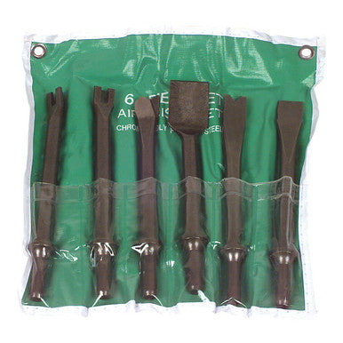 Pro-Tek 9006 6 Pieces Chisel Set Including One Straight Cut   1   1/2" Wide