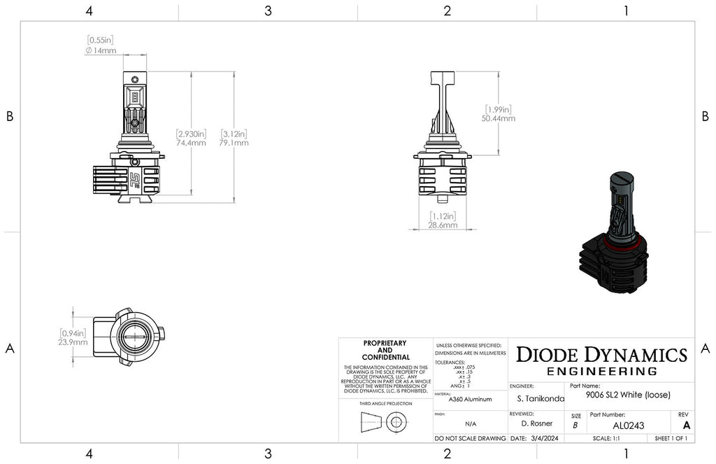 Diode Dynamics DD0466S Direct replacement for your factory bulb.