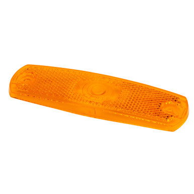 Grote 90073 Clearance Marker Replacement Lenses, w/ Built-in Reflector, Amber