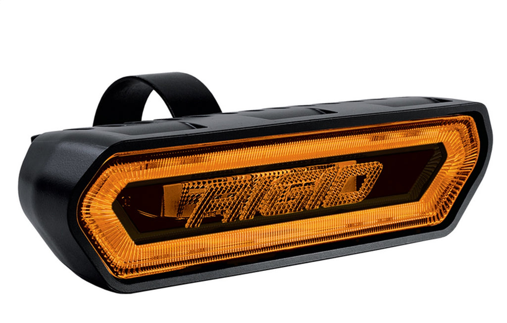 Rigid Industries 90122 RIGID Chase; Rear Facing 5 Mode LED Light; Amber Halo; Black Housing