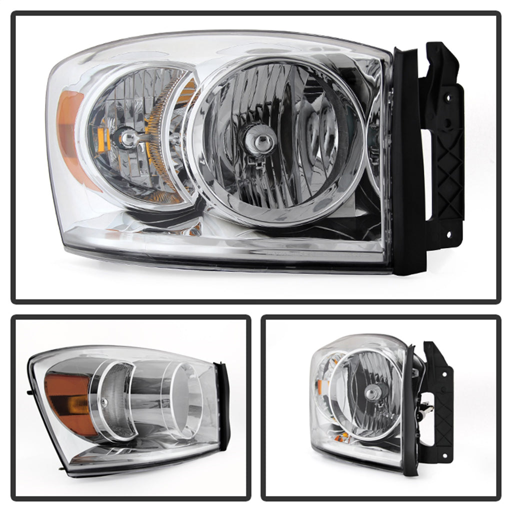 Spyder Auto 9022913 XTune Crystal Headlights for Select Dodge Ram 1500, Dodge Ram 2500, Dodge Ram