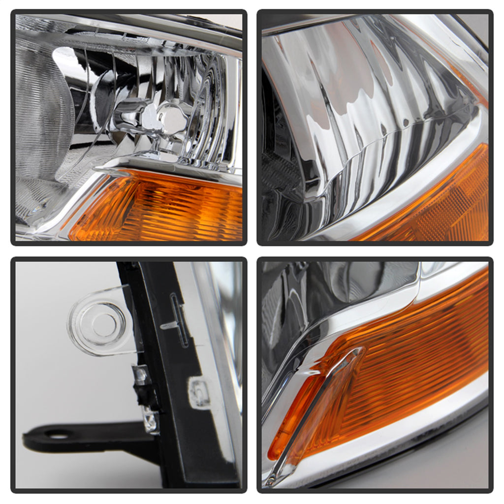 Spyder Auto 9022937 XTune Crystal Headlights for Select Dodge Ram 1500, Ram