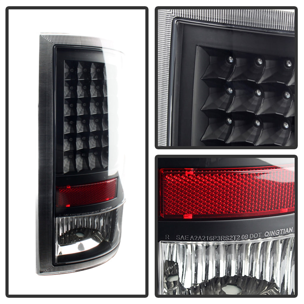Spyder Auto 9025587 XTune Tail Lights for Select Dodge Ram 1500, Dodge Ram 2500, Dodge Ram 3500, Ram 1500, Ram 2500, Ram