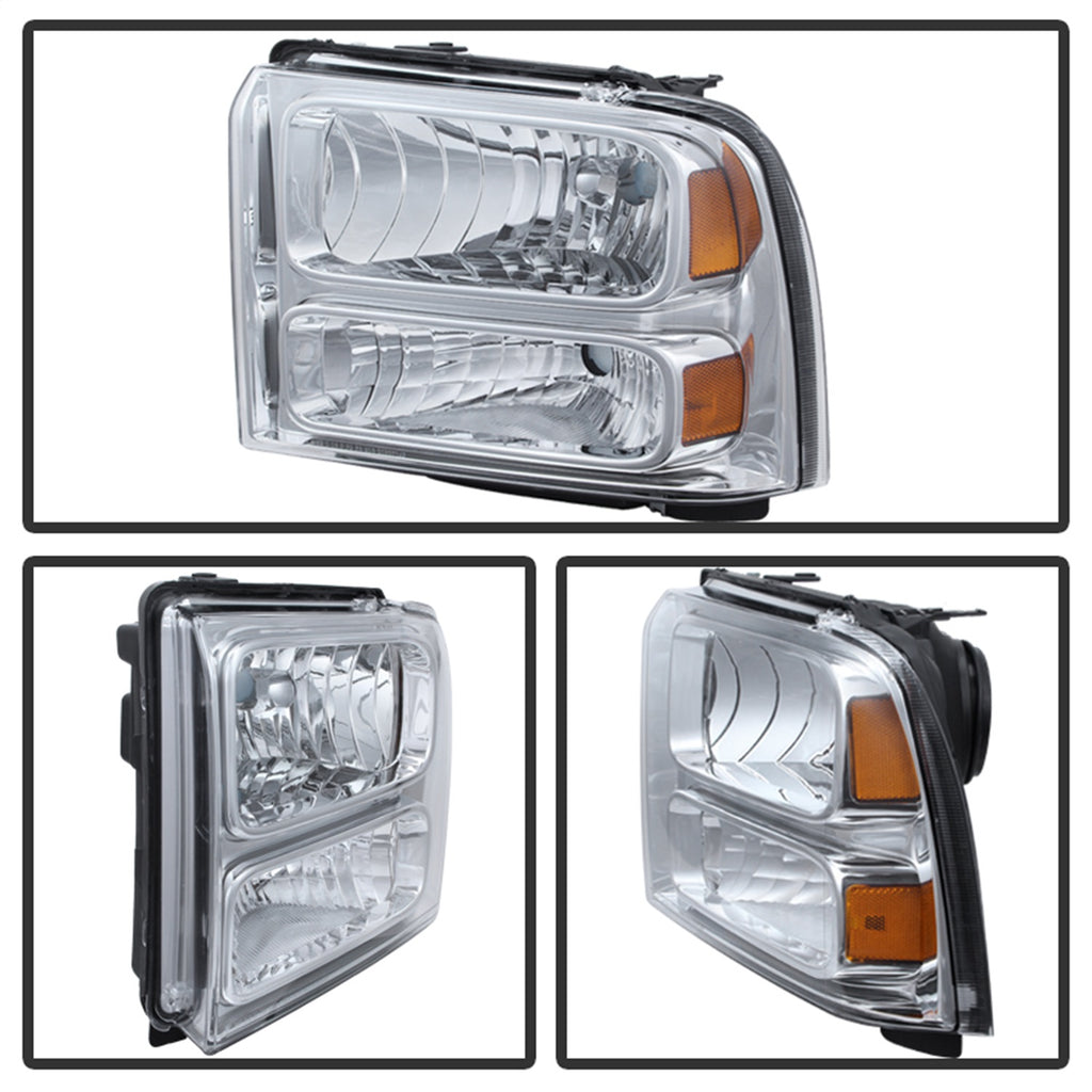 Spyder Auto 9026560 XTune Crystal Headlights for Select Ford F-250 Super Duty, Ford F-350 Super Duty