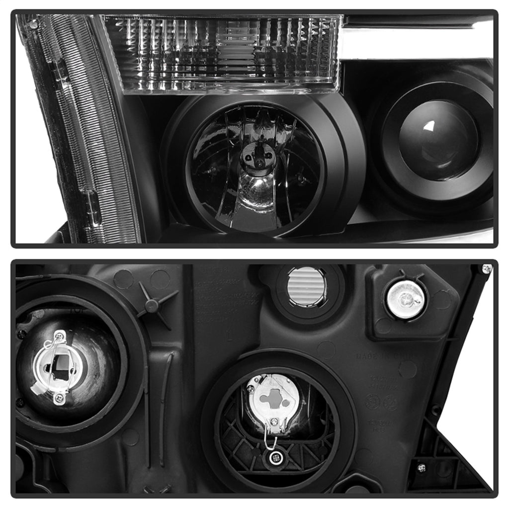 Spyder Auto 9027888 XTune LED Light Bar Projector Headlights for Select Toyota Sequoia, Toyota Tundra