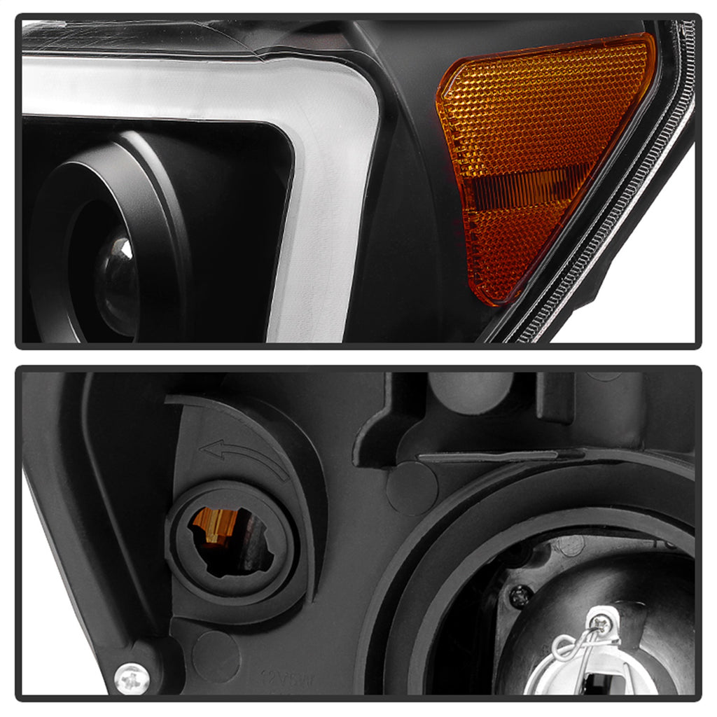 Spyder Auto 9027888 XTune LED Light Bar Projector Headlights for Select Toyota Sequoia, Toyota Tundra