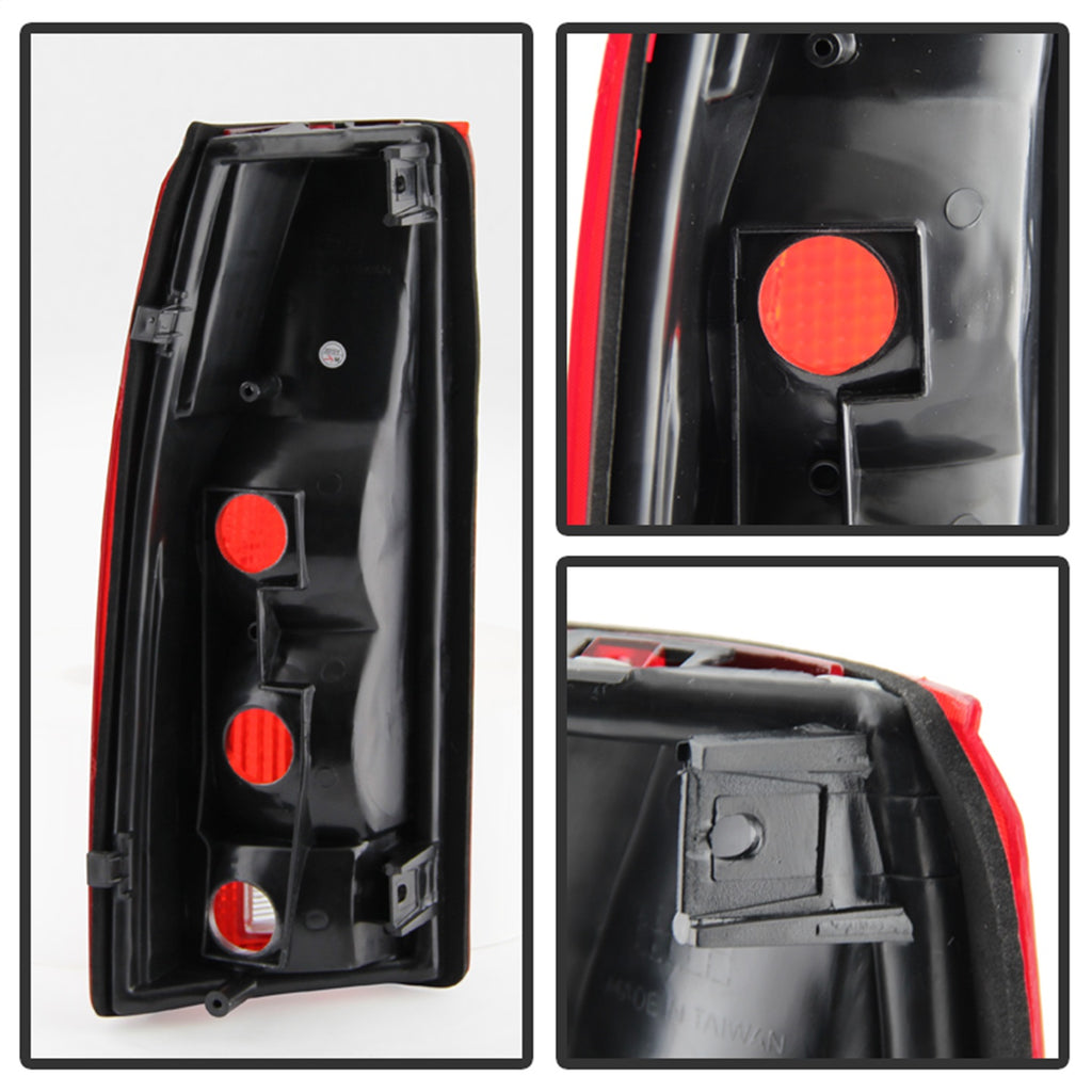 Spyder Auto 9028786 XTune LED Tail Lights for Select Cadillac Escalade, Chevrolet Blazer, Chevrolet C1500, Chevrolet C1500 Suburban, Chevrolet C2500, Chevrolet C2500 Suburban, Chevrolet C3500, Chevrolet K1500, Chevrolet K1500 Suburban, Chevrolet K2500,