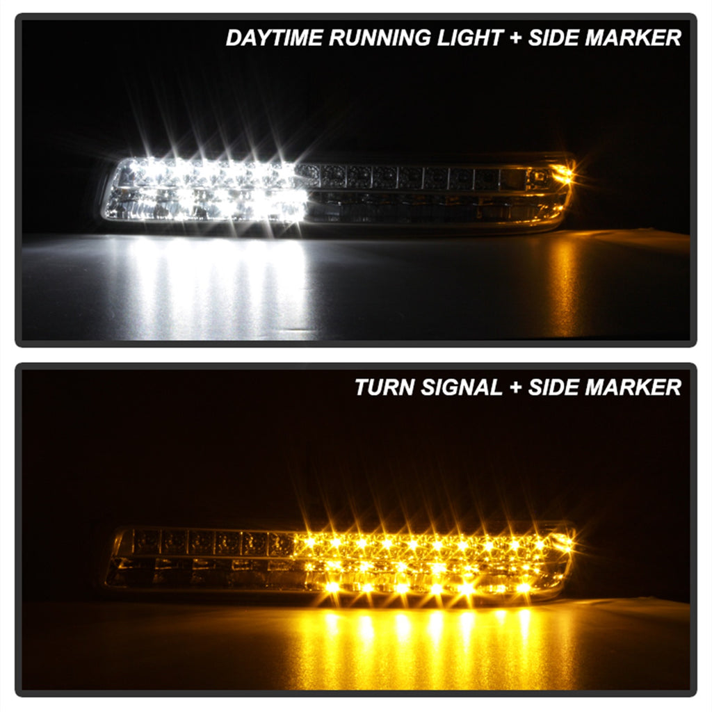 Spyder Auto 9029318 XTune Bumper Lights for Select GMC Sierra 1500, GMC Sierra HD, GMC Sierra 2500, GMC Sierra HD, GMC Sierra 3500, GMC Yukon