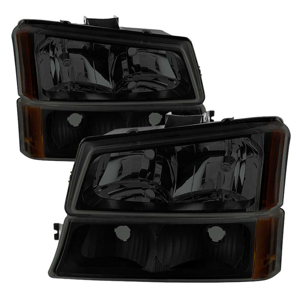 Spyder Auto 9030253 XTune Crystal Headlights/Bumper Lights for Select Chevrolet Silverado 1500, Chevrolet Silverado Classic, Chevrolet Silverado HD, Chevrolet Silverado HD Classic, Chevrolet Silverado 2500, Chevrolet Silverado HD, Chevrolet Silverado