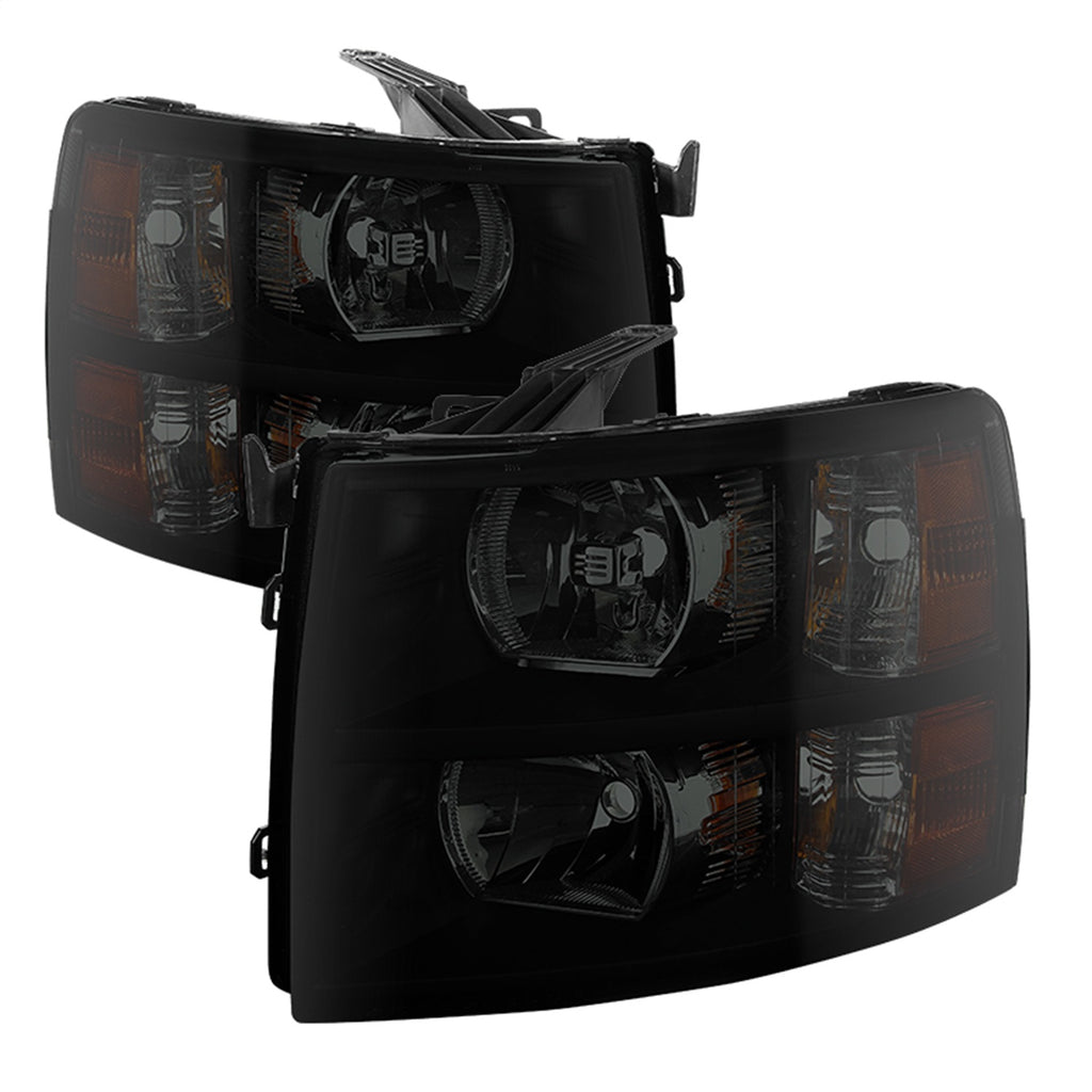 Spyder Auto 9030260 XTune Crystal Headlights for Select Chevrolet Silverado 1500, Chevrolet Silverado HD, Chevrolet Silverado HD
