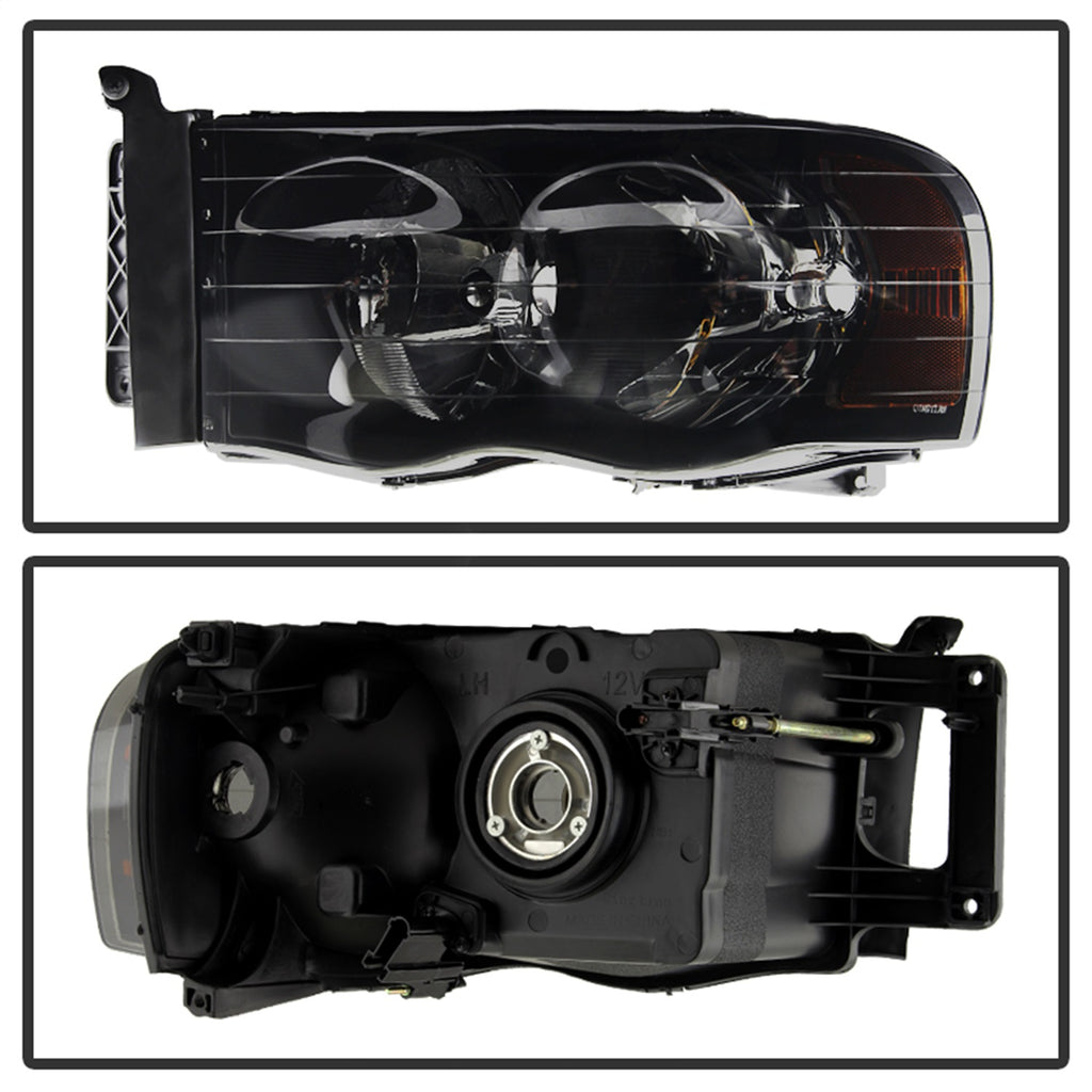 Spyder Auto 9030352 XTune Crystal Headlights for Select Dodge Ram 1500, Dodge Ram 2500, Dodge Ram