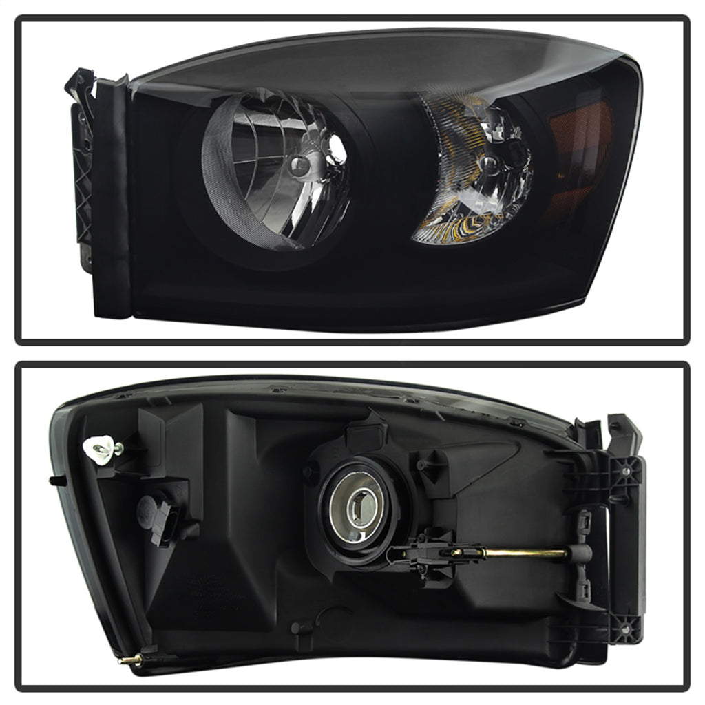 Spyder Auto 9030369 XTune Crystal Headlights for Select Dodge Ram 1500, Dodge Ram 2500, Dodge Ram