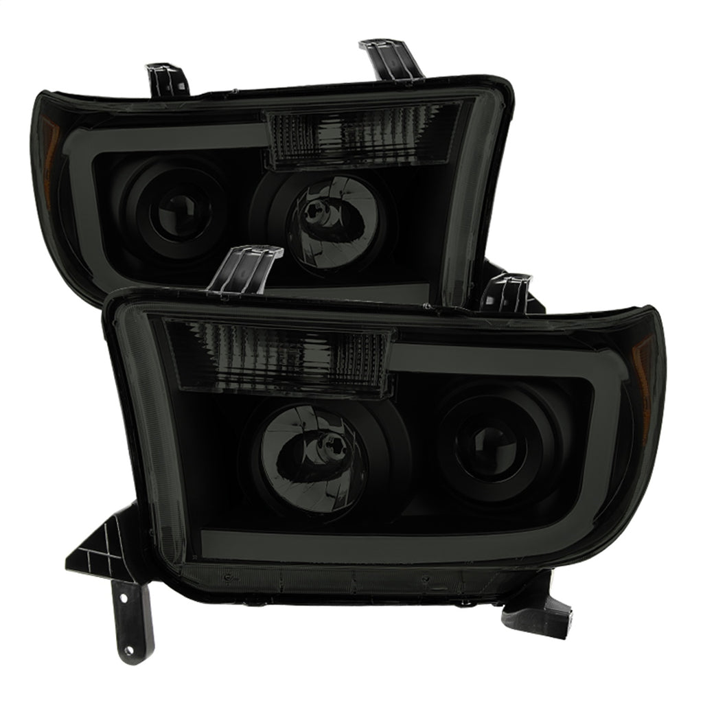 Spyder Auto 9030413 XTune LED Light Bar Projector Headlights for Select Toyota Sequoia, Toyota Tundra