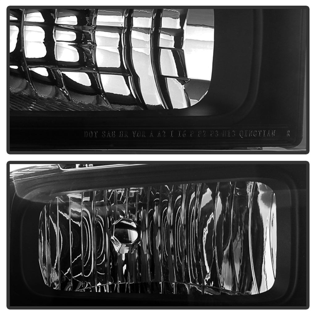 Spyder Auto 9030444 XTune Crystal Headlights for Select Ford F-250 Super Duty, Ford F-350 Super Duty