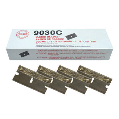 Pro-Tek 9030C Box Of 100 Razor Blades