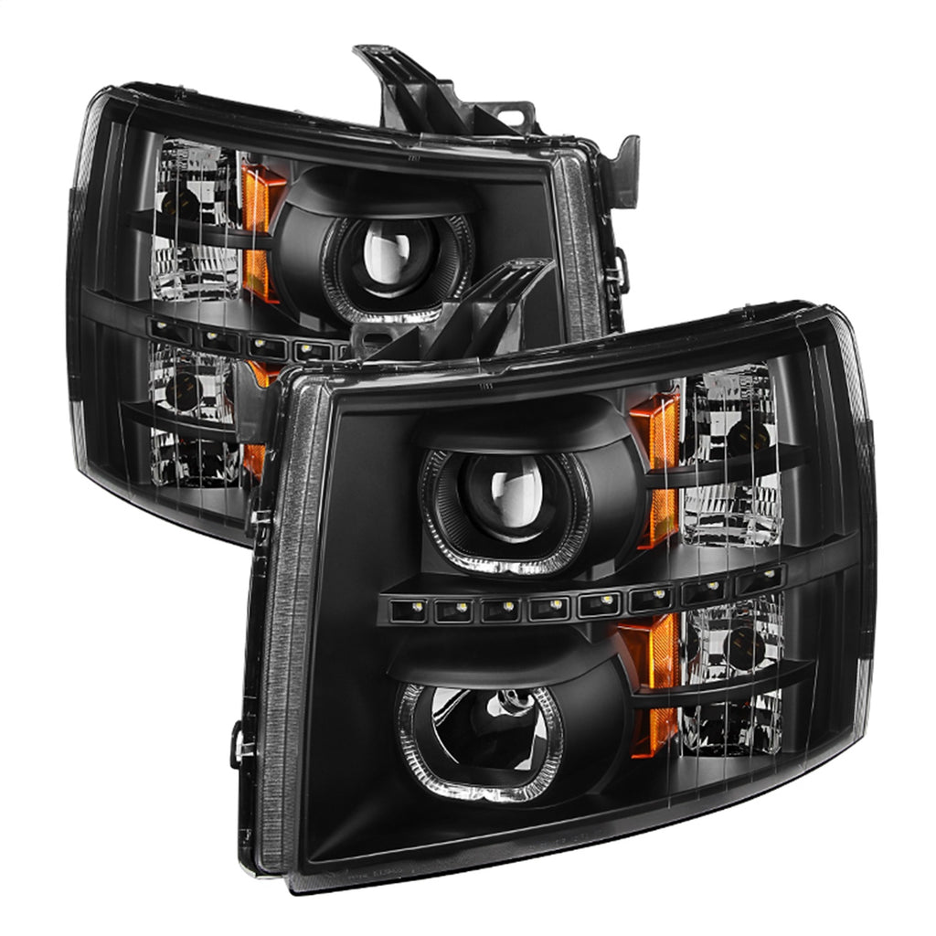 Spyder Auto 9032189 XTune Halo Projector Headlights for Select Chevrolet Silverado 1500, Chevrolet Silverado HD, Chevrolet Silverado HD