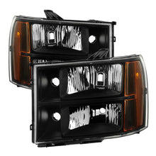 Load image into Gallery viewer, Spyder Auto 9034749 XTune Crystal Headlights for Select GMC Sierra 1500, GMC Sierra HD, GMC Sierra HD