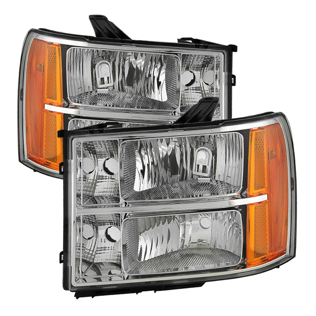 Spyder Auto 9034756 Crystal OE Headlights for Select GMC Sierra 1500, GMC Sierra HD, GMC Sierra HD